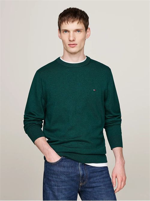 pullover uomo verde